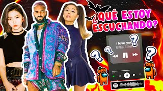 ¿QUÉ ESTOY ESCUCHANDO?🤔 NIVEL: REGUETÓN, POP EN INGLÉS Y KPOP🔥 | ESPECIAL HALLOWEEN🎃