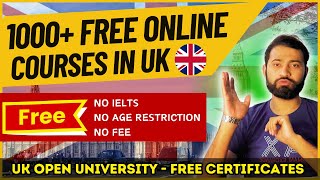 1000+ Courses - UK Open University Free Online Courses | Free Certificates 2024 | UK's Free Study