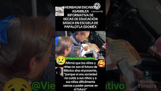 Claudia Sheinbaum Se Deja Apapachar Por Cientos De Niños 😍🥰