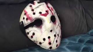 Freddy vs. Jason goes to hell custom hockey mask