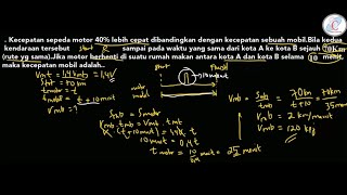 HOTS TIU Matematika Bercerita CPNS IKADIN  konsep JO KO WI (jarak kecepatan waktu) tipe 23