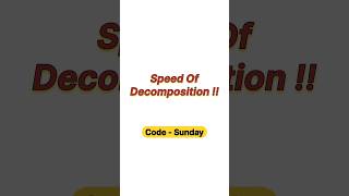 Speed of decomposition !! #neet #neet2025 #botany #biology #aiimsBotanyNeet