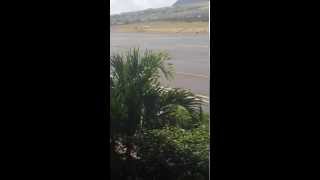 Air ambulance departing st kitts