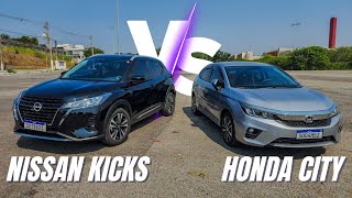 Comparativo Honda City VS Nissan Kicks - Apresentação para Grande Racha