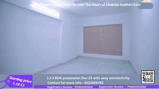 Under Construction Flats For sale  Heart of Chakala Andheri East possession Dec 24 - 9223456755