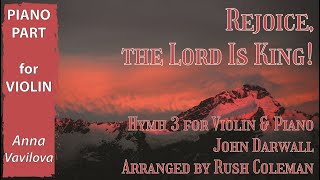 Rejoice, the Lord Is King! - for violin (piano accompaniment), Hymn 3