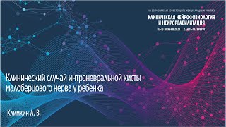 Клинический случай интраневральной кисты малоберцового нерва у ребенка. Климкин Андрей Васильевич