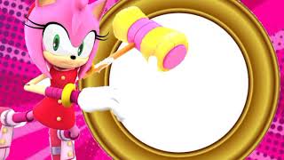 Fundo convite animado  AMY ROSE