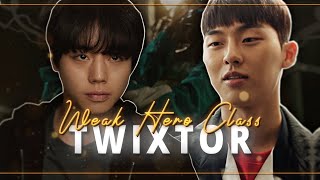 [HD] Weak Hero Class 1 Si-eun x Su-ho twixtor clips for edits +Mega link