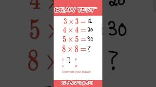 Brain test🤯🤯🤯 #shorts #ytshorts #trending #shortvideo #maths #youtube #youtubeshorts #short #viral