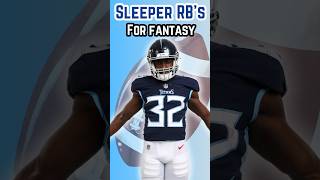 🚨Sleeper Running Backs for Fantasy Football!🚨 #nfl #fantasy #football #sports #sleeper