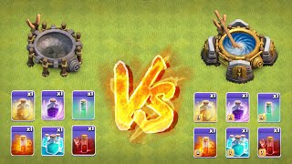 Level 1 spells VS Max spells | Clash of Clans