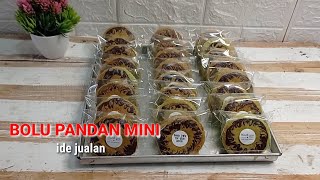 1RESEP JADI 25 || IDE JUALAN BOLU PANDAN MINI || ENAK,LEMBUT DAN GAK BIKIN SERET