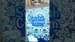 Sajadah Custom Fullprinting Motif Mandala 🥰 #shortvideo #muslim  #foryou