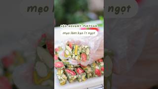 Mẹo làm kẹo nougat ít ngọt