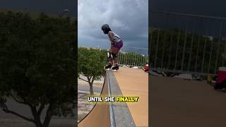 She skates on massive height 😲