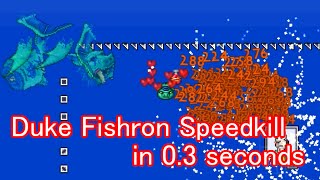 Terraria - Duke Fishron Speedkill in 0.3 seconds