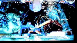 CF BlazBlue Casuals 3/20/09 : DrunkenChicken(TA) vs. HARD BREAD(AK)