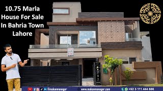 10.75 Marla House for Sale in Bahria Town Lahore