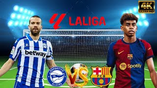 [0-3]   DEPORTIVO ALAVÉS VS FC BARCELONA | LALIGA 24/25 Full Match | eFootball Pes 2025 Ps5 4K