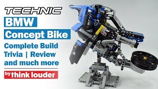 Lego Technic 42063  BMW Concept Bike Speed build and Review