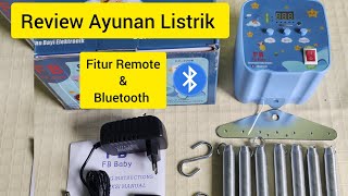 Review ayunan listrik elektrik dengan fitur remote dan bluetooth bisa sambung ke HP