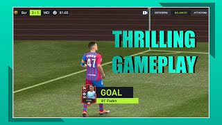 Barcelona Vs Man City | FIFA Mobile 22 Beta Gameplay with English Commentary