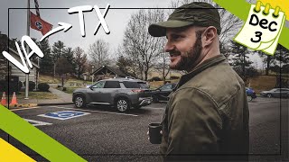 Enter State. | Travel Nurse Vanlife Road Trip from Virginia to Texas