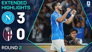 NAPOLI-BOLOGNA 3-0 | EXTENDED HIGHLIGHTS | SERIE A 2024/25