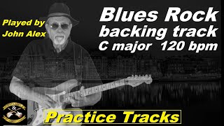 🛤️ BluesRock - C major 120 bpm - practice/backing track