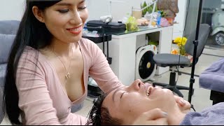 I Am Stunned When She Smiles, Her Soul Is Into The Massage Work - Nguyen Hao Vlog Massage