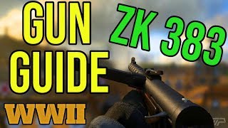 A TWO-IN-ONE GUN! - "ZK-383" Gun Guide: Weapon Stats & Gameplay! (COD WW2 Best Class Setup)