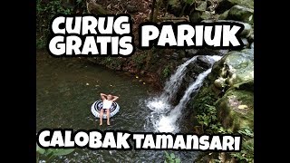 curug pariuk curug gratis di calobak taman sari bogor