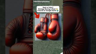 Giant Glove Boxing is Real Found on📍Google Earth #googleearth #googlemaps #googlestreetview