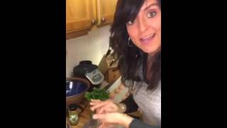 Sunday - making healthy meatballs @go2kitchens #luv2cook