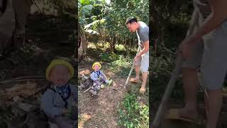 follow father to garden #viral #shorts #garden