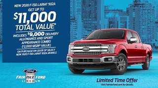 March offers on 2020 F-150 at Fair Isle Ford