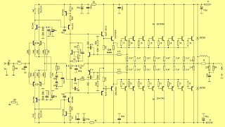 Como Montar Amplificador de 1400 watts RMS com placa e esquema parte 1