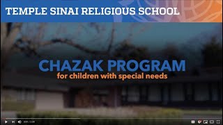 Chazak Program for Children with Special Needs