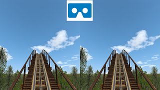 Roller Coaster 39 3D VR video 3D SBS VR box google cardboard