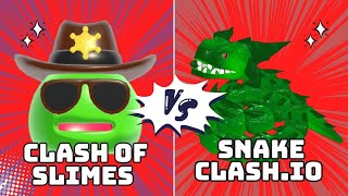 Snake Clash.io VS Clash of Slimes 🐍 🫧 Which game is better?