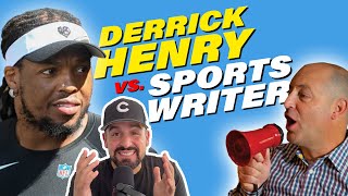 Derrick Henry Claps Back at a Beat Writer on Twitter