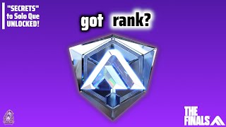 🔥Solo Queue SECRETS🔥 Nobody Tells You How To RANK UP in The Finals (Season 2 Guide)