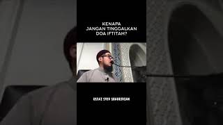 Jangan Tinggalkan Doa Iftitah! | Ustaz Syed Shahridzan