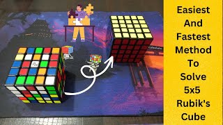 How To Solve 5x5 Rubik's Cube | Easiest And The Fastest Way To Solve 5x5 Rubik's Cube