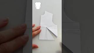 TRASLADOS PINZA PECHO. Tutorial completo en mi canal de You Tube #patronaje #patternmaking #shorts