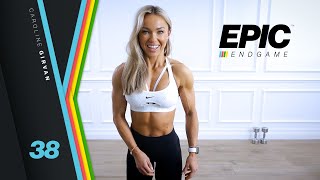 AMAZING Arms and Abs Workout with Dumbbells | EPIC Endgame Day 38