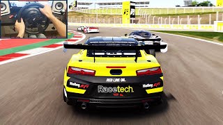 Project Cars 3 Chevrolet Camaro GT4.R Barcelona Race  | Thrustmaster T300RS Steering Wheel Gameplay