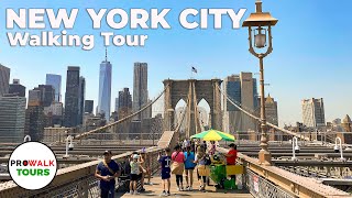 New York City's Financial District Walking Tour - 4K60fps with Captions