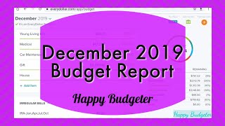 December Budget Review | Happy Budgeter